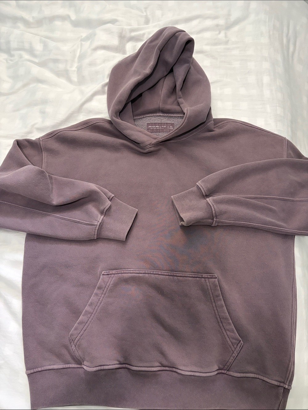 Abercrombie & Fitch Hooded Pullover in Mauve